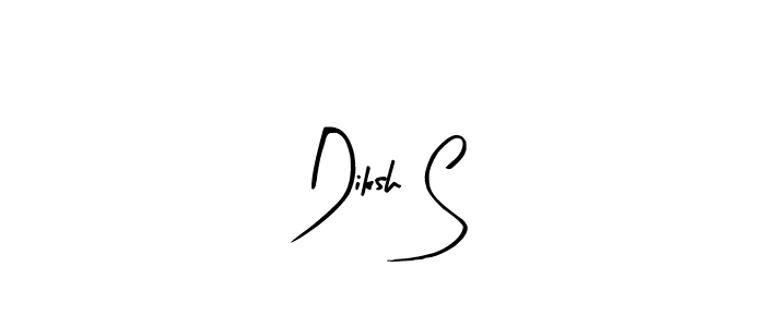 Best and Professional Signature Style for Diksh S. Arty Signature Best Signature Style Collection. Diksh S signature style 8 images and pictures png