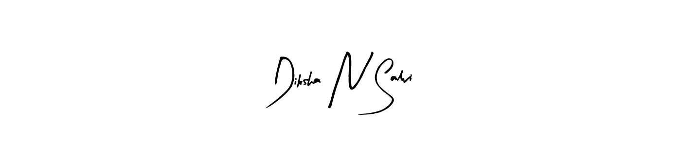 Design your own signature with our free online signature maker. With this signature software, you can create a handwritten (Arty Signature) signature for name Diksha N Salvi. Diksha N Salvi signature style 8 images and pictures png