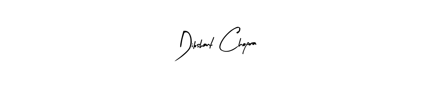 Also we have Dikshant Chopra name is the best signature style. Create professional handwritten signature collection using Arty Signature autograph style. Dikshant Chopra signature style 8 images and pictures png