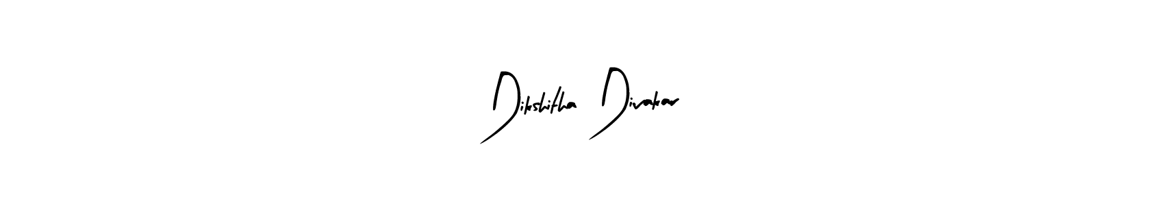 Use a signature maker to create a handwritten signature online. With this signature software, you can design (Arty Signature) your own signature for name Dikshitha Divakar. Dikshitha Divakar signature style 8 images and pictures png