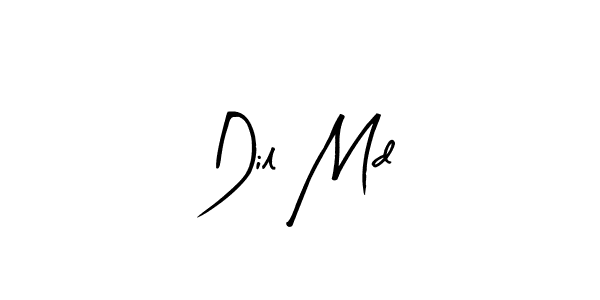 You can use this online signature creator to create a handwritten signature for the name Dil Md. This is the best online autograph maker. Dil Md signature style 8 images and pictures png