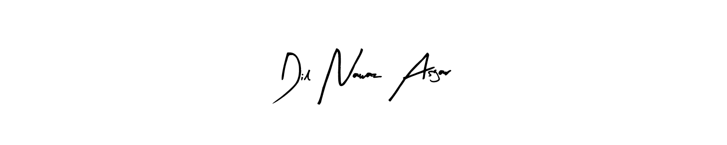 This is the best signature style for the Dil Nawaz Asgar name. Also you like these signature font (Arty Signature). Mix name signature. Dil Nawaz Asgar signature style 8 images and pictures png