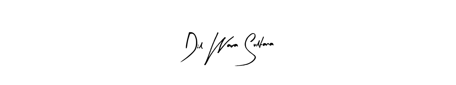 Arty Signature is a professional signature style that is perfect for those who want to add a touch of class to their signature. It is also a great choice for those who want to make their signature more unique. Get Dil Wara Sultana name to fancy signature for free. Dil Wara Sultana signature style 8 images and pictures png