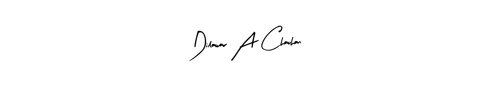 You should practise on your own different ways (Arty Signature) to write your name (Dilawar A Chauhan) in signature. don't let someone else do it for you. Dilawar A Chauhan signature style 8 images and pictures png