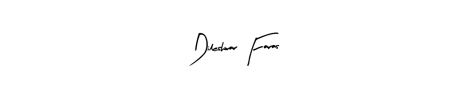 This is the best signature style for the Dileshwar Faras name. Also you like these signature font (Arty Signature). Mix name signature. Dileshwar Faras signature style 8 images and pictures png