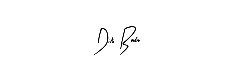 The best way (Arty Signature) to make a short signature is to pick only two or three words in your name. The name Dili Babu include a total of six letters. For converting this name. Dili Babu signature style 8 images and pictures png