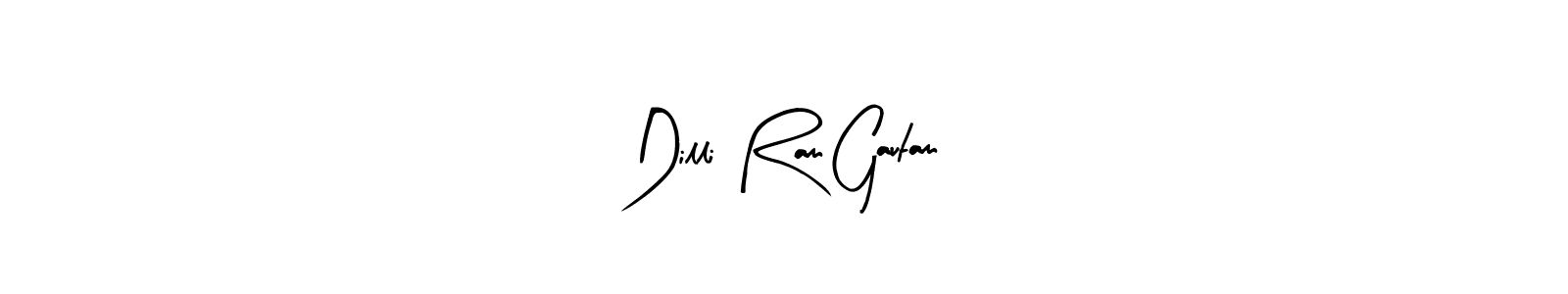 Also we have Dilli Ram Gautam name is the best signature style. Create professional handwritten signature collection using Arty Signature autograph style. Dilli Ram Gautam signature style 8 images and pictures png