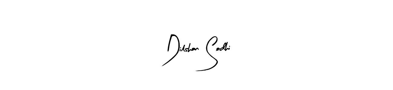 if you are searching for the best signature style for your name Dilshan Sodhi. so please give up your signature search. here we have designed multiple signature styles  using Arty Signature. Dilshan Sodhi signature style 8 images and pictures png
