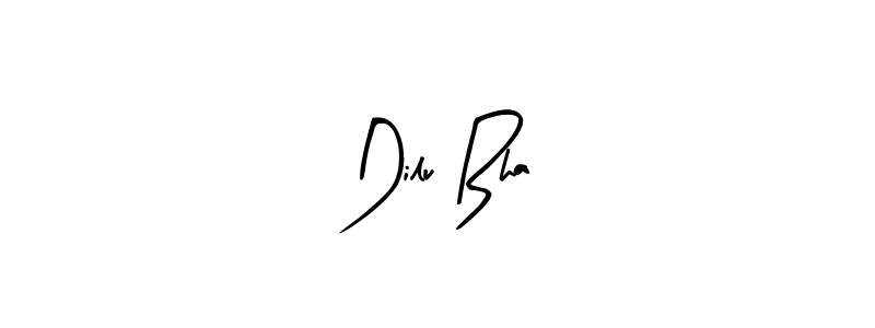 How to make Dilu Bha signature? Arty Signature is a professional autograph style. Create handwritten signature for Dilu Bha name. Dilu Bha signature style 8 images and pictures png