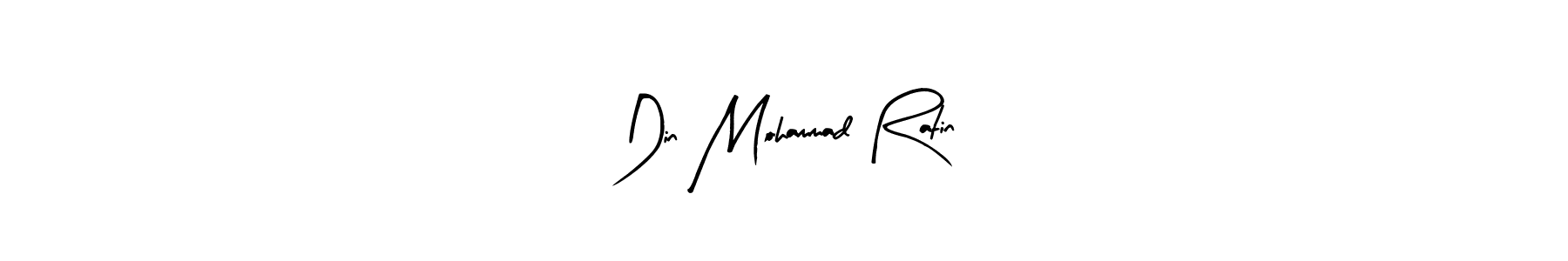 if you are searching for the best signature style for your name Din Mohammad Ratin. so please give up your signature search. here we have designed multiple signature styles  using Arty Signature. Din Mohammad Ratin signature style 8 images and pictures png