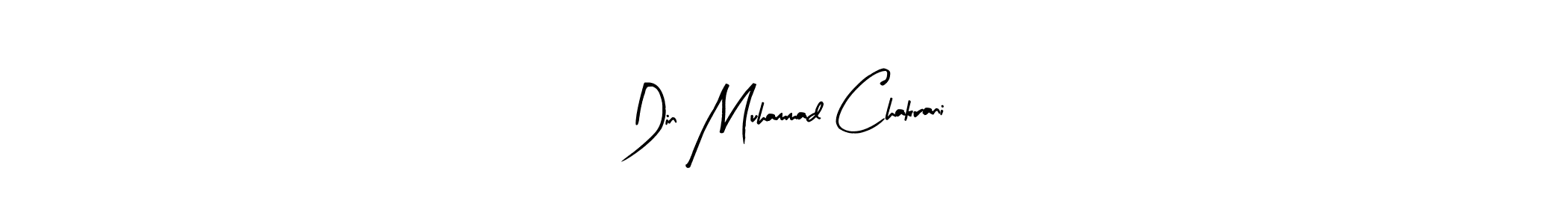 It looks lik you need a new signature style for name Din Muhammad Chakrani. Design unique handwritten (Arty Signature) signature with our free signature maker in just a few clicks. Din Muhammad Chakrani signature style 8 images and pictures png