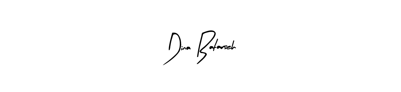 Create a beautiful signature design for name Dina Batarseh. With this signature (Arty Signature) fonts, you can make a handwritten signature for free. Dina Batarseh signature style 8 images and pictures png