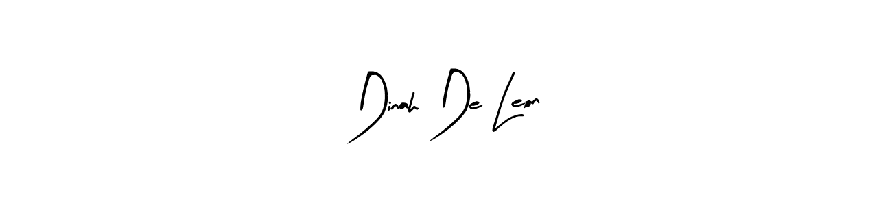 Also You can easily find your signature by using the search form. We will create Dinah De Leon name handwritten signature images for you free of cost using Arty Signature sign style. Dinah De Leon signature style 8 images and pictures png