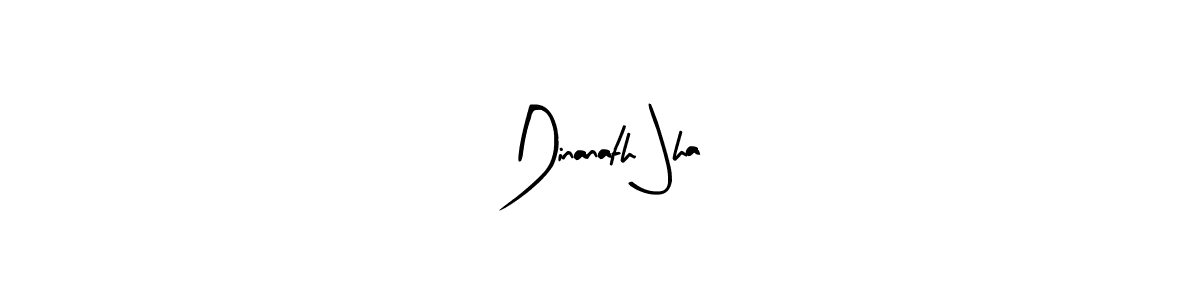 Design your own signature with our free online signature maker. With this signature software, you can create a handwritten (Arty Signature) signature for name Dinanath Jha. Dinanath Jha signature style 8 images and pictures png