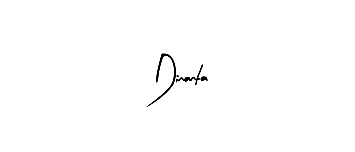 How to make Dinanta name signature. Use Arty Signature style for creating short signs online. This is the latest handwritten sign. Dinanta signature style 8 images and pictures png