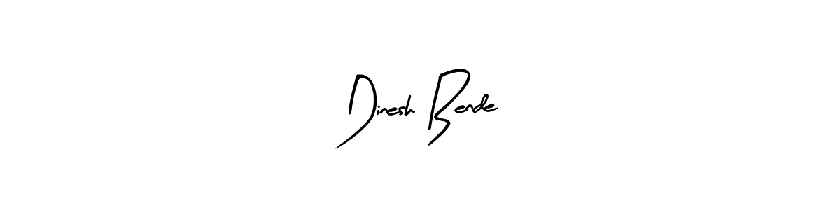You can use this online signature creator to create a handwritten signature for the name Dinesh Bende. This is the best online autograph maker. Dinesh Bende signature style 8 images and pictures png