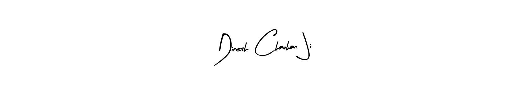 How to make Dinesh Chauhan Ji name signature. Use Arty Signature style for creating short signs online. This is the latest handwritten sign. Dinesh Chauhan Ji signature style 8 images and pictures png