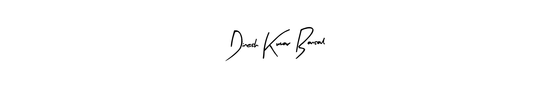 Design your own signature with our free online signature maker. With this signature software, you can create a handwritten (Arty Signature) signature for name Dinesh Kumar Bansal. Dinesh Kumar Bansal signature style 8 images and pictures png