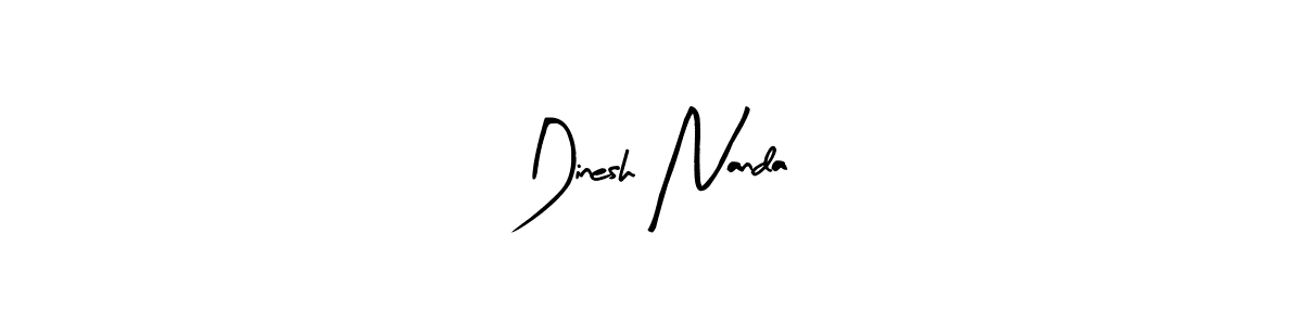 Make a beautiful signature design for name Dinesh Nanda. Use this online signature maker to create a handwritten signature for free. Dinesh Nanda signature style 8 images and pictures png