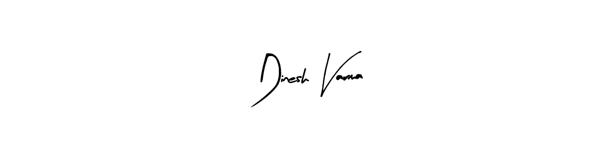 Use a signature maker to create a handwritten signature online. With this signature software, you can design (Arty Signature) your own signature for name Dinesh Varma. Dinesh Varma signature style 8 images and pictures png