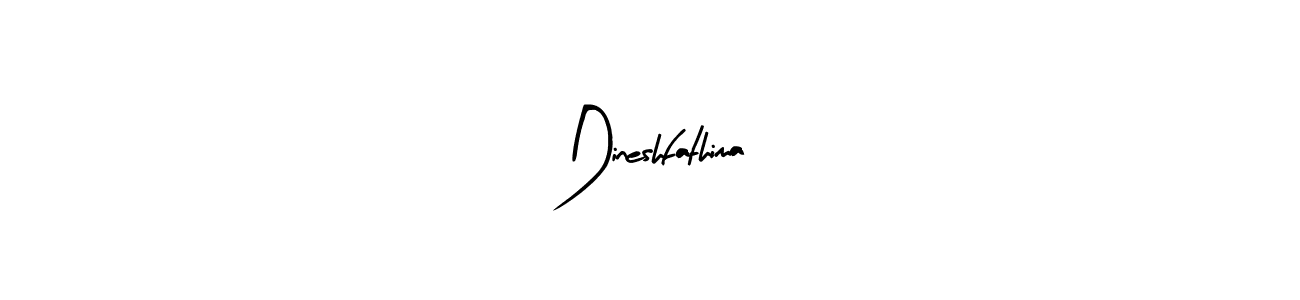 Create a beautiful signature design for name Dineshfathima. With this signature (Arty Signature) fonts, you can make a handwritten signature for free. Dineshfathima signature style 8 images and pictures png