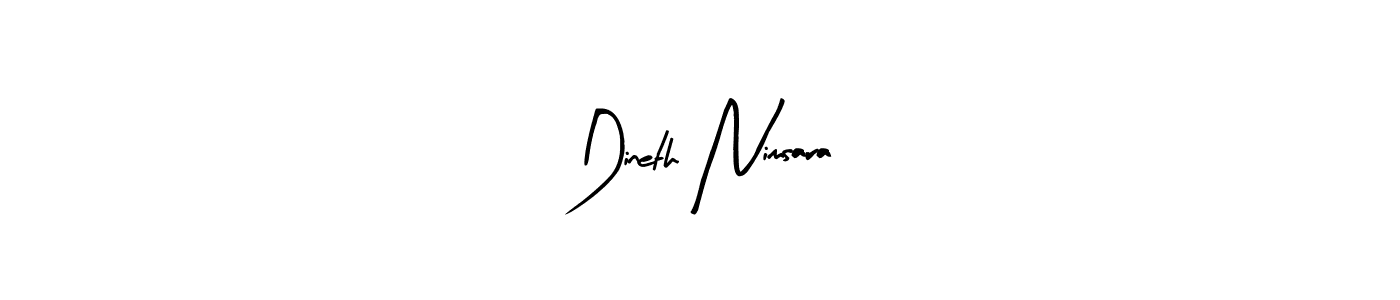 Make a beautiful signature design for name Dineth Nimsara. With this signature (Arty Signature) style, you can create a handwritten signature for free. Dineth Nimsara signature style 8 images and pictures png