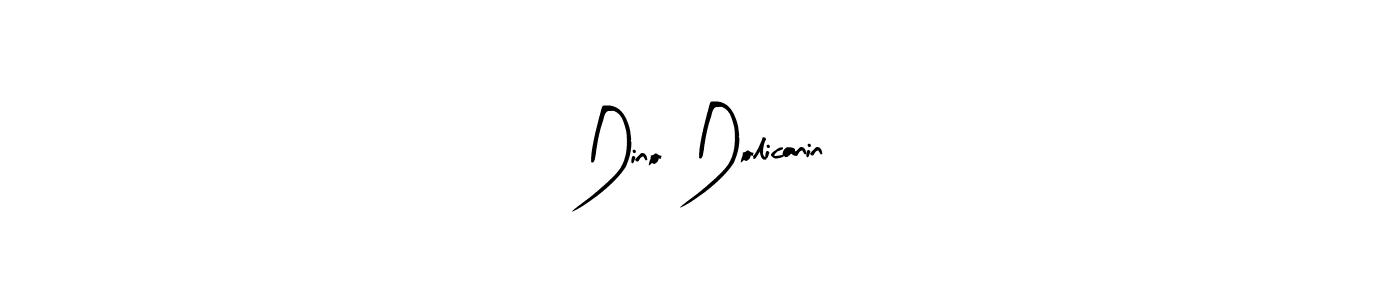 How to make Dino Dolicanin name signature. Use Arty Signature style for creating short signs online. This is the latest handwritten sign. Dino Dolicanin signature style 8 images and pictures png