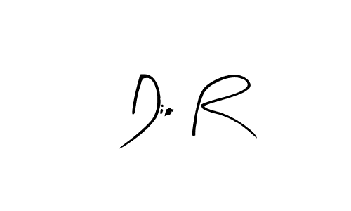 if you are searching for the best signature style for your name Dio R. so please give up your signature search. here we have designed multiple signature styles  using Arty Signature. Dio R signature style 8 images and pictures png