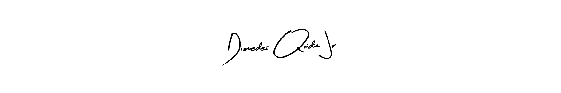 Similarly Arty Signature is the best handwritten signature design. Signature creator online .You can use it as an online autograph creator for name Diomedes Quidim Jr. Diomedes Quidim Jr signature style 8 images and pictures png