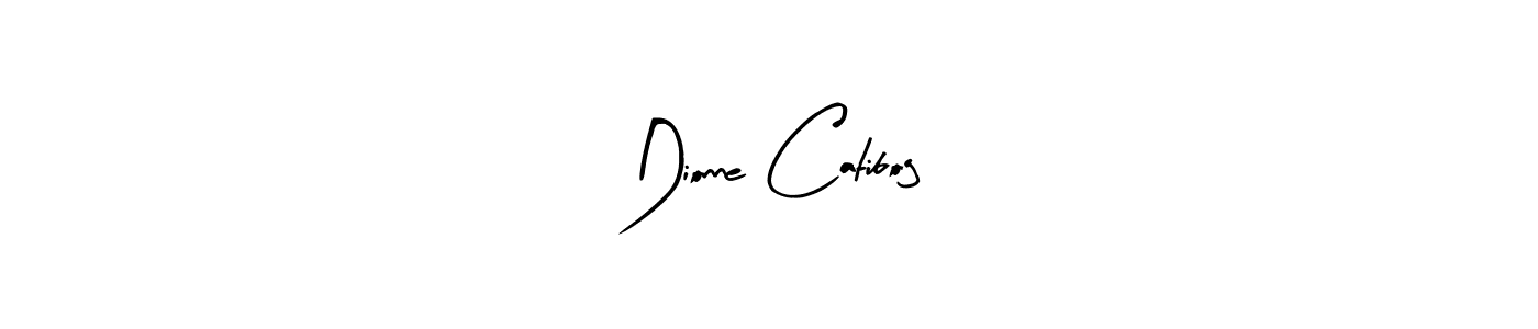Design your own signature with our free online signature maker. With this signature software, you can create a handwritten (Arty Signature) signature for name Dionne Catibog. Dionne Catibog signature style 8 images and pictures png