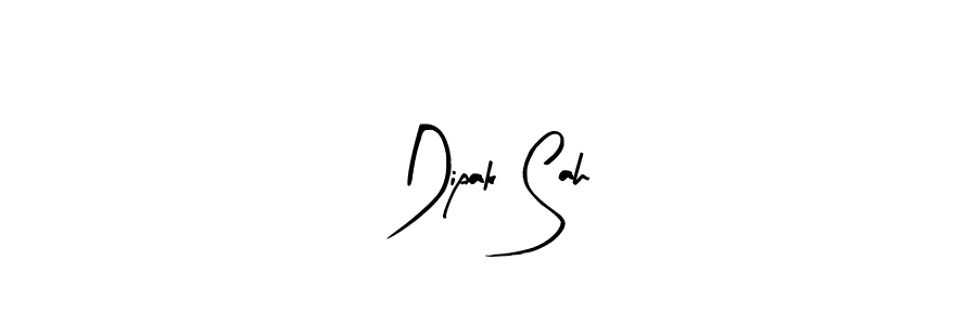 Similarly Arty Signature is the best handwritten signature design. Signature creator online .You can use it as an online autograph creator for name Dipak Sah. Dipak Sah signature style 8 images and pictures png