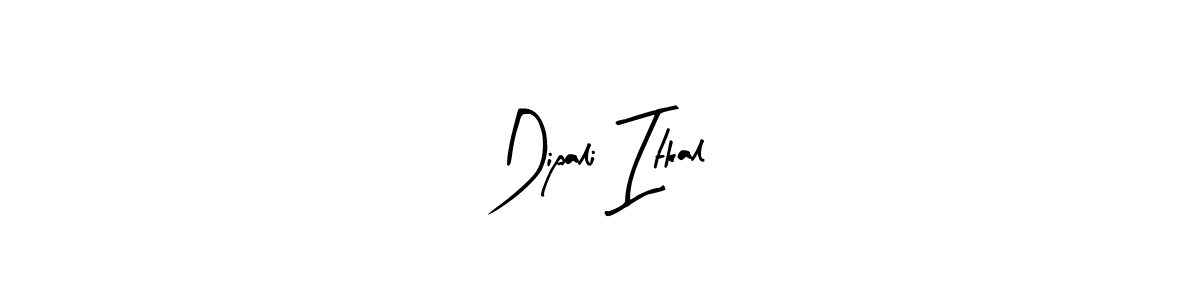 You should practise on your own different ways (Arty Signature) to write your name (Dipali Itkal) in signature. don't let someone else do it for you. Dipali Itkal signature style 8 images and pictures png