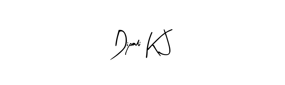 The best way (Arty Signature) to make a short signature is to pick only two or three words in your name. The name Dipali K J include a total of six letters. For converting this name. Dipali K J signature style 8 images and pictures png