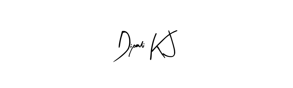 You should practise on your own different ways (Arty Signature) to write your name (Dipali K J) in signature. don't let someone else do it for you. Dipali K J signature style 8 images and pictures png