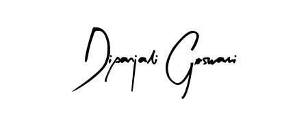 Similarly Arty Signature is the best handwritten signature design. Signature creator online. You can use it as an online autograph creator for name Dipanjali Goswami. Dipanjali Goswami signature style 8 images and pictures png