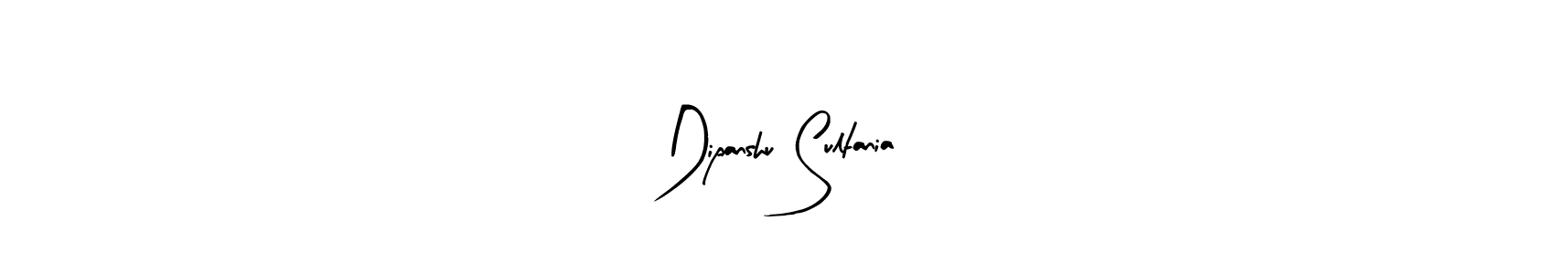 How to make Dipanshu Sultania signature? Arty Signature is a professional autograph style. Create handwritten signature for Dipanshu Sultania name. Dipanshu Sultania signature style 8 images and pictures png