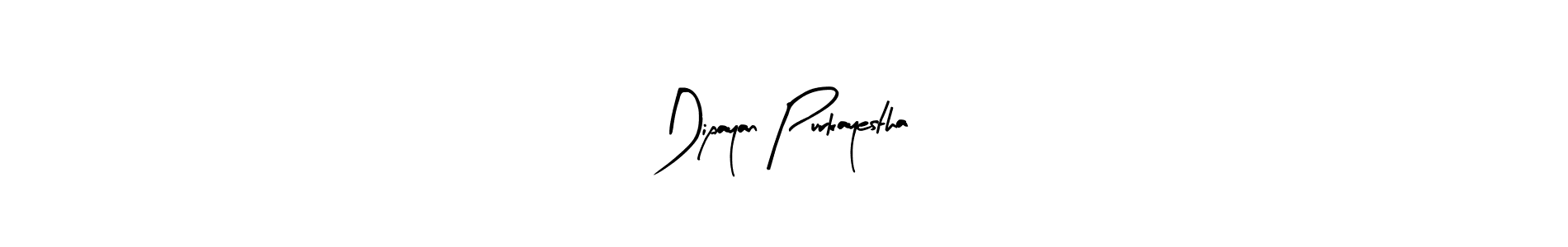 Create a beautiful signature design for name Dipayan Purkayestha. With this signature (Arty Signature) fonts, you can make a handwritten signature for free. Dipayan Purkayestha signature style 8 images and pictures png