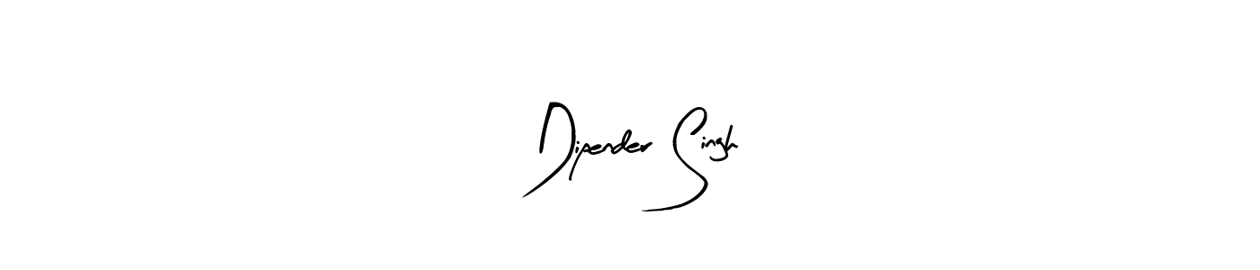 Dipender Singh stylish signature style. Best Handwritten Sign (Arty Signature) for my name. Handwritten Signature Collection Ideas for my name Dipender Singh. Dipender Singh signature style 8 images and pictures png
