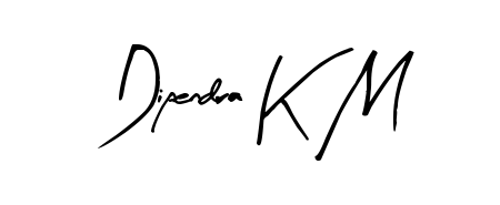Designed for modern professionals: Dipendra K M name signature crafted with Arty Signature script. Ready for digital PDF workflows. Dipendra K M signature style 8 images and pictures png