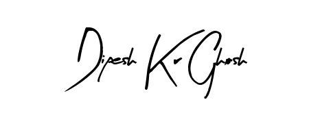 A sleek calligraphic signature for name Dipesh Kr Ghosh utilizing Arty Signature styling. Great for adding personal signatures to photos and art. Dipesh Kr Ghosh signature style 8 images and pictures png