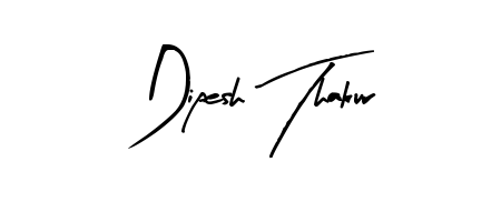 A modern signature idea for name Dipesh Thakur using Arty Signature font. Clean strokes and elegant curves make it stand out instantly. Dipesh Thakur signature style 8 images and pictures png