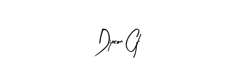 Design your own signature with our free online signature maker. With this signature software, you can create a handwritten (Arty Signature) signature for name Dipson Gt. Dipson Gt signature style 8 images and pictures png