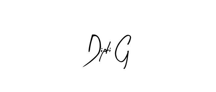 Make a beautiful signature design for name Dipti G. With this signature (Arty Signature) style, you can create a handwritten signature for free. Dipti G signature style 8 images and pictures png