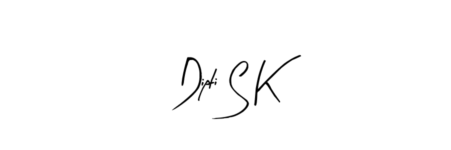 Arty Signature is a professional signature style that is perfect for those who want to add a touch of class to their signature. It is also a great choice for those who want to make their signature more unique. Get Dipti S K name to fancy signature for free. Dipti S K signature style 8 images and pictures png
