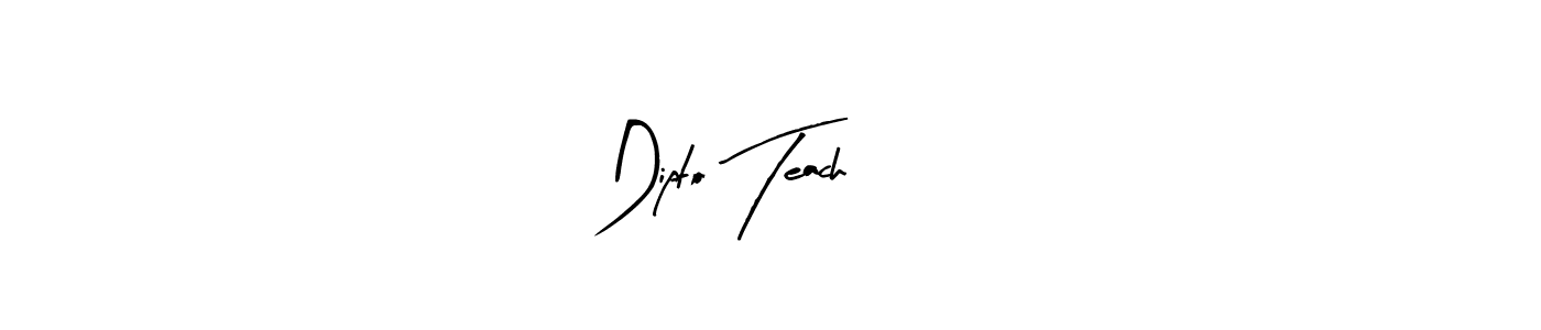 Also we have Dipto Teach570 name is the best signature style. Create professional handwritten signature collection using Arty Signature autograph style. Dipto Teach570 signature style 8 images and pictures png