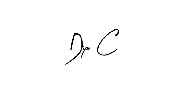 Create a beautiful signature design for name Dipu C. With this signature (Arty Signature) fonts, you can make a handwritten signature for free. Dipu C signature style 8 images and pictures png