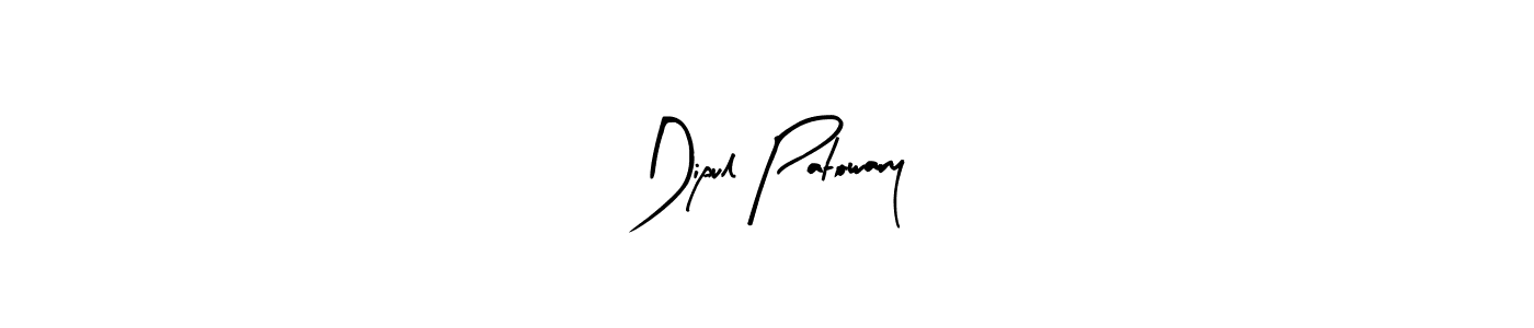 Arty Signature is a professional signature style that is perfect for those who want to add a touch of class to their signature. It is also a great choice for those who want to make their signature more unique. Get Dipul Patowary name to fancy signature for free. Dipul Patowary signature style 8 images and pictures png