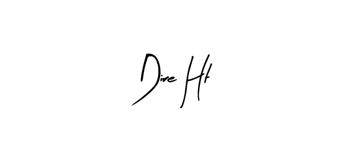 How to make Dire Ht name signature. Use Arty Signature style for creating short signs online. This is the latest handwritten sign. Dire Ht signature style 8 images and pictures png