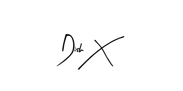 Use a signature maker to create a handwritten signature online. With this signature software, you can design (Arty Signature) your own signature for name Dish X. Dish X signature style 8 images and pictures png