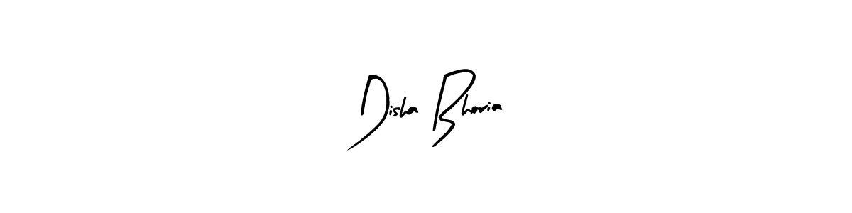 Similarly Arty Signature is the best handwritten signature design. Signature creator online .You can use it as an online autograph creator for name Disha Bhoria. Disha Bhoria signature style 8 images and pictures png